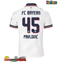 Camisa de Futebol Bayern Munich Aleksandar Pavlovic #45 Equipamento Secundário 2026-27 Manga Curta